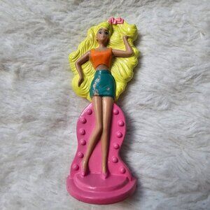 Vintage 1992 McDonald's Happy Meal Snap N Play Barbie Toy Figure Mattel